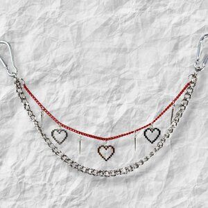 Love Hurts Double Layer Pants Key Chain